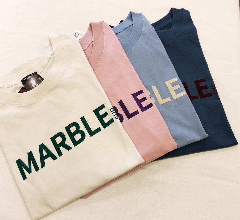 marble S／S Tee♪