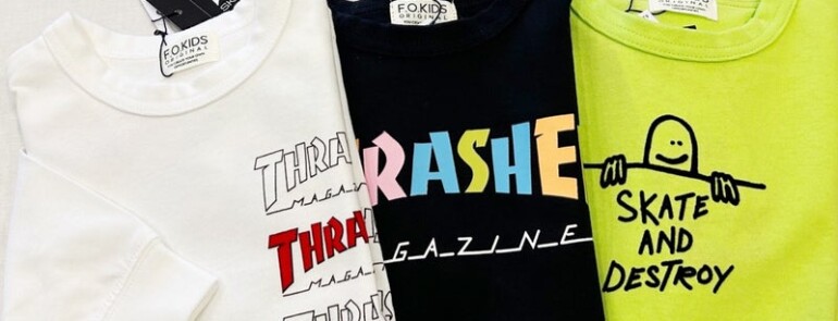 F.O.KIDS★THRASHER&BROTHERMERLEコラボロンT