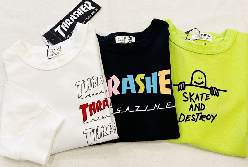 F.O.KIDS★THRASHER&BROTHERMERLEコラボロンT