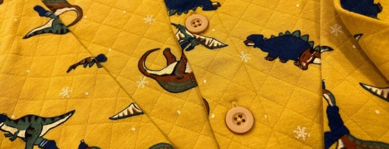 新作！キッズ★キルトダイナソーパジャマ