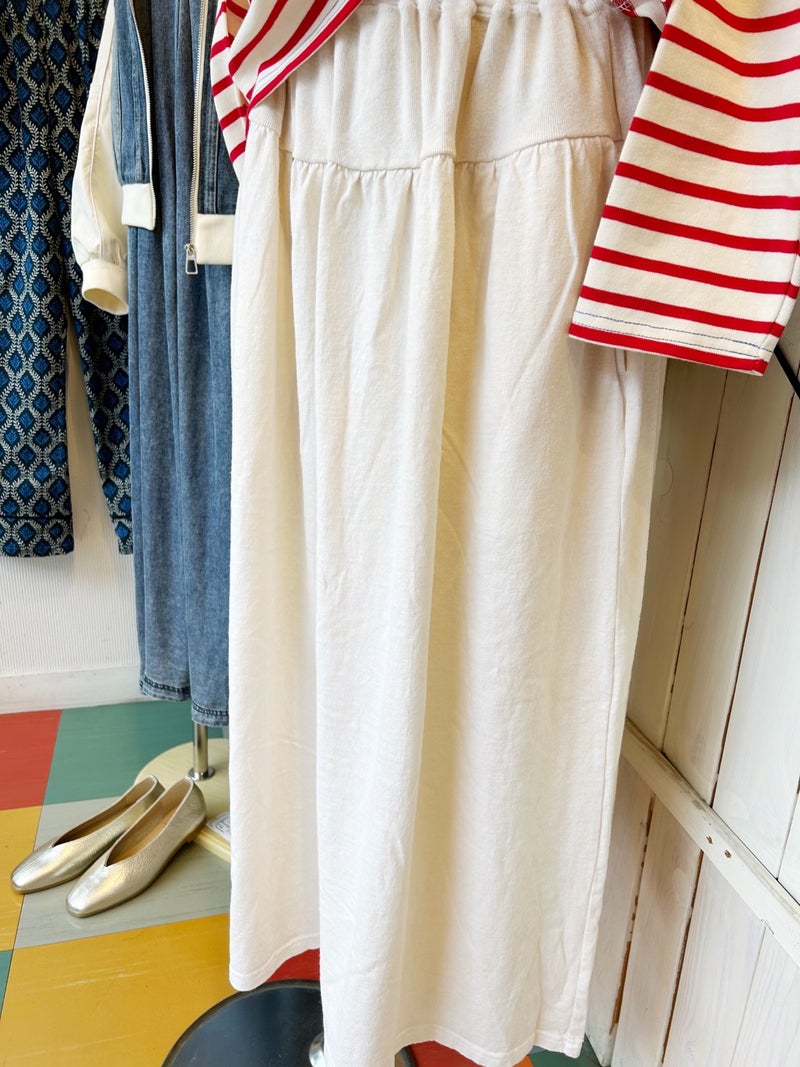 ギャザーTEEマキシスカート