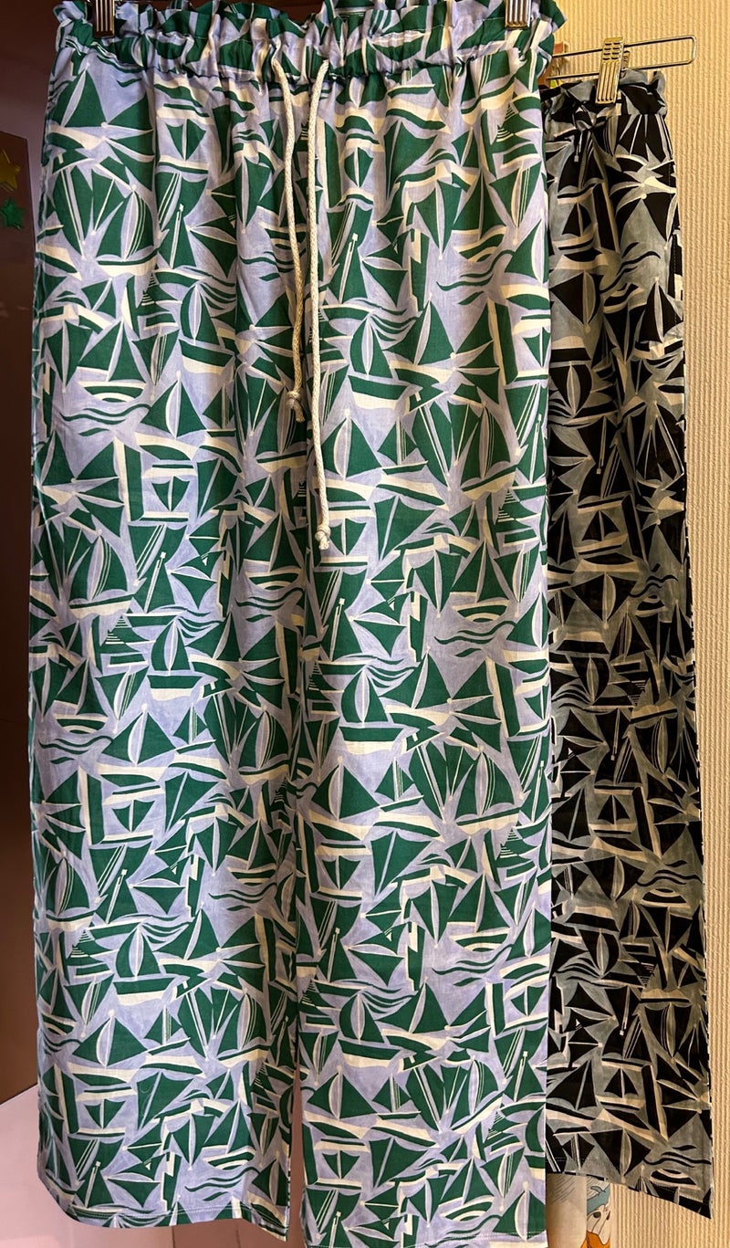 この夏おすすめ◎サマーシープリントコットンパンツ