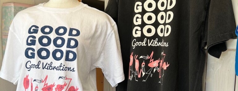 NEW!【Good On 】DOGS T &FLAMINGO T