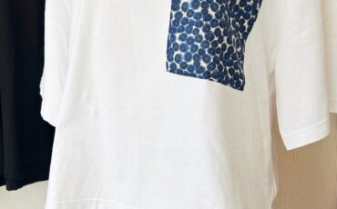 リバティポケット５分袖Tシャツ